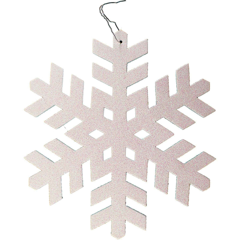 White Glitter Snowflake - Lee Display