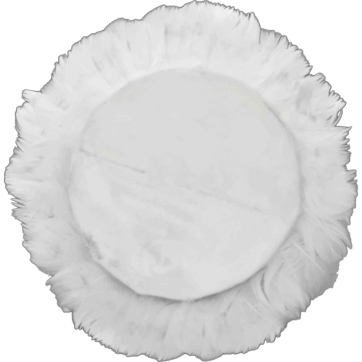 White Goose Feather Christmas Tree Cone - Lee Display