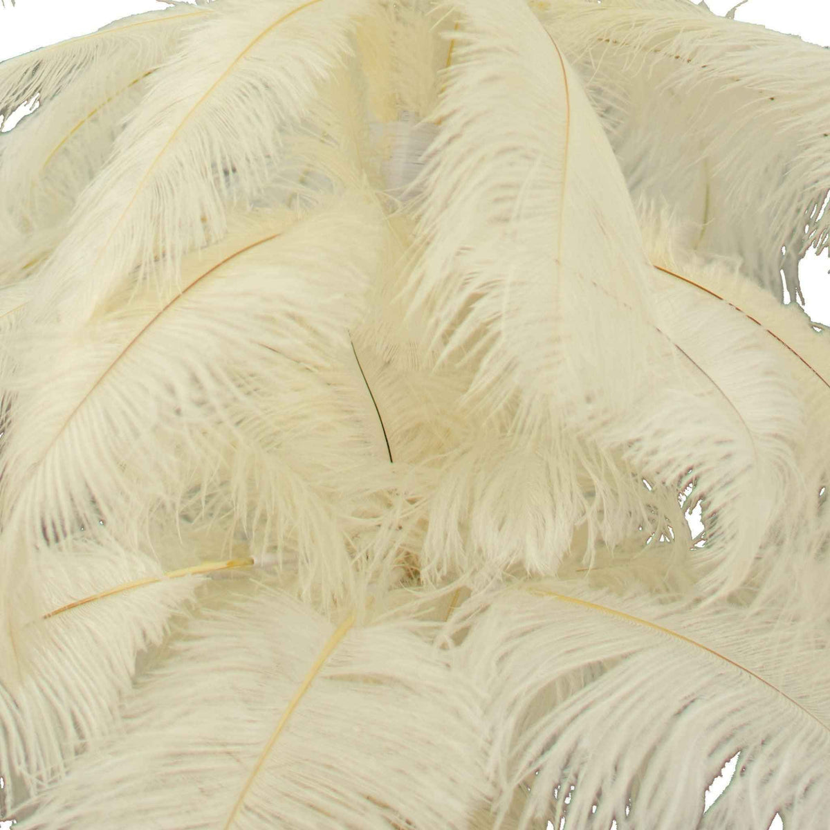 White Ostrich Feather Christmas Tree - Lee Display