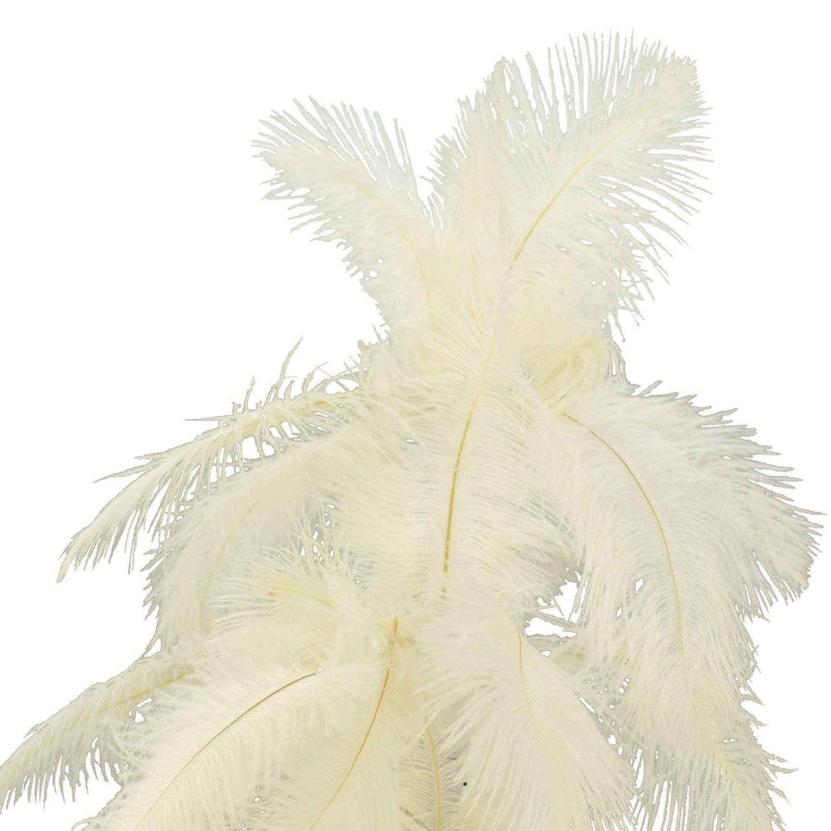 White Ostrich Feather Christmas Tree - Lee Display