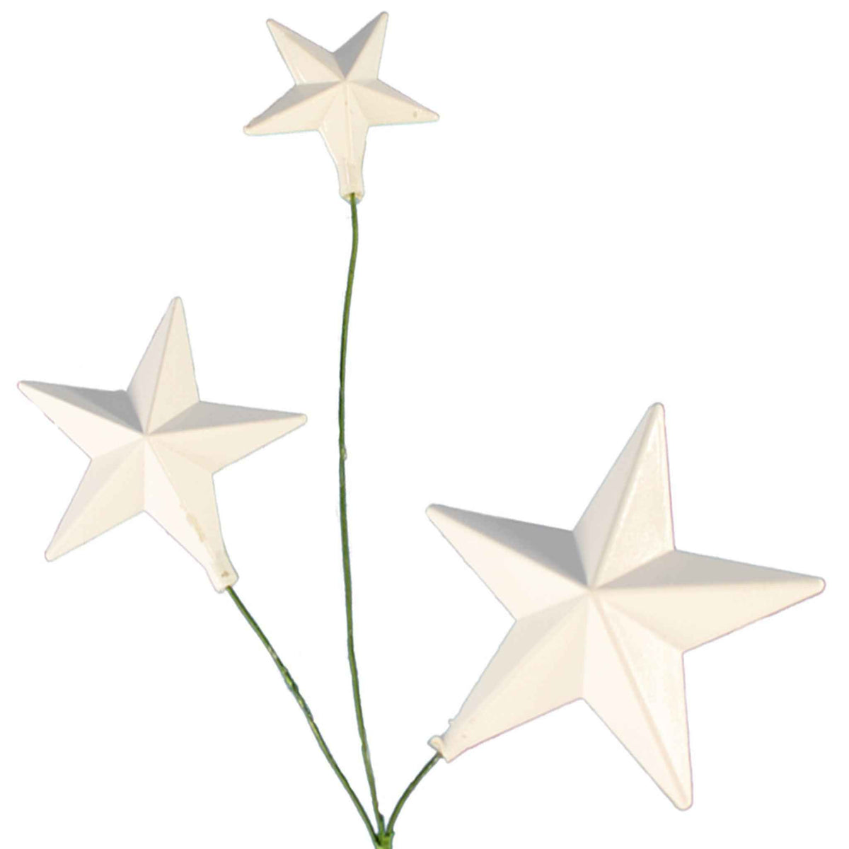 White Star Pick Ornaments - Lee Display