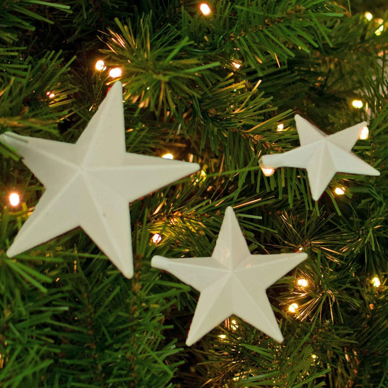 White Star Pick Ornaments - Lee Display