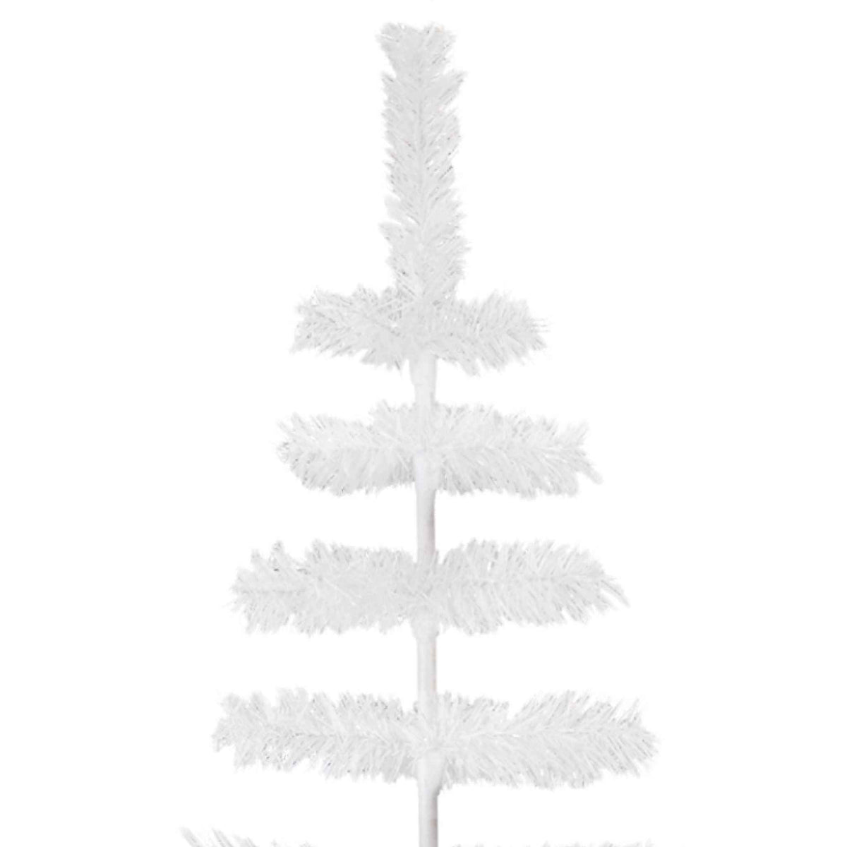 White Tinsel Christmas Tree - Lee Display