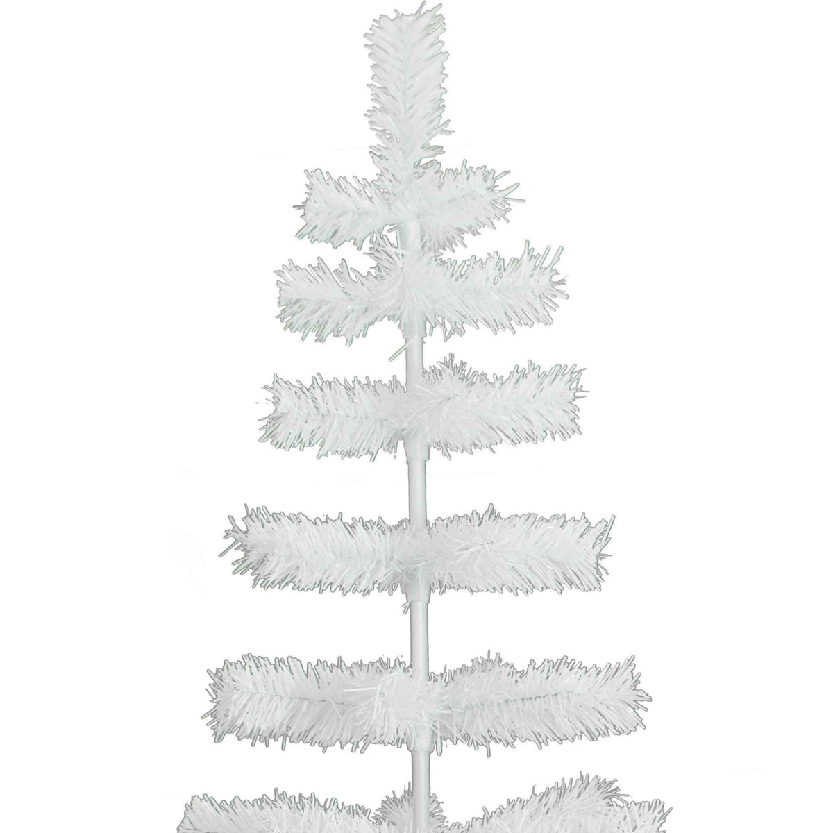 White Tinsel Christmas Tree - Lee Display