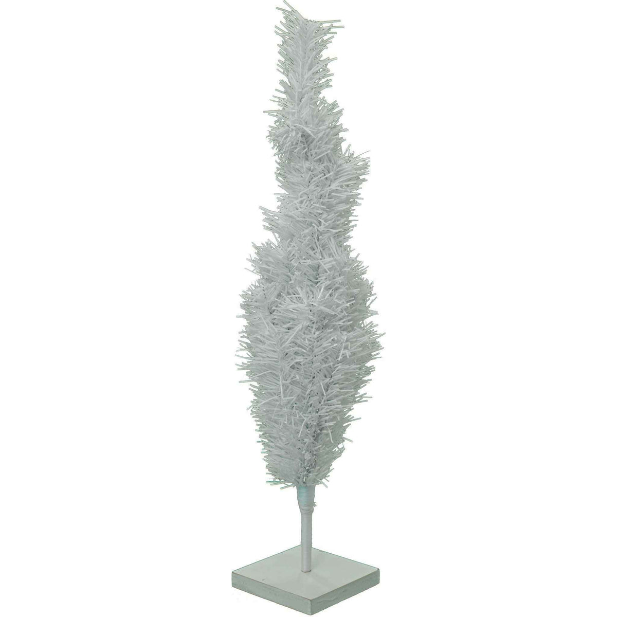 White Tinsel Christmas Tree - Lee Display