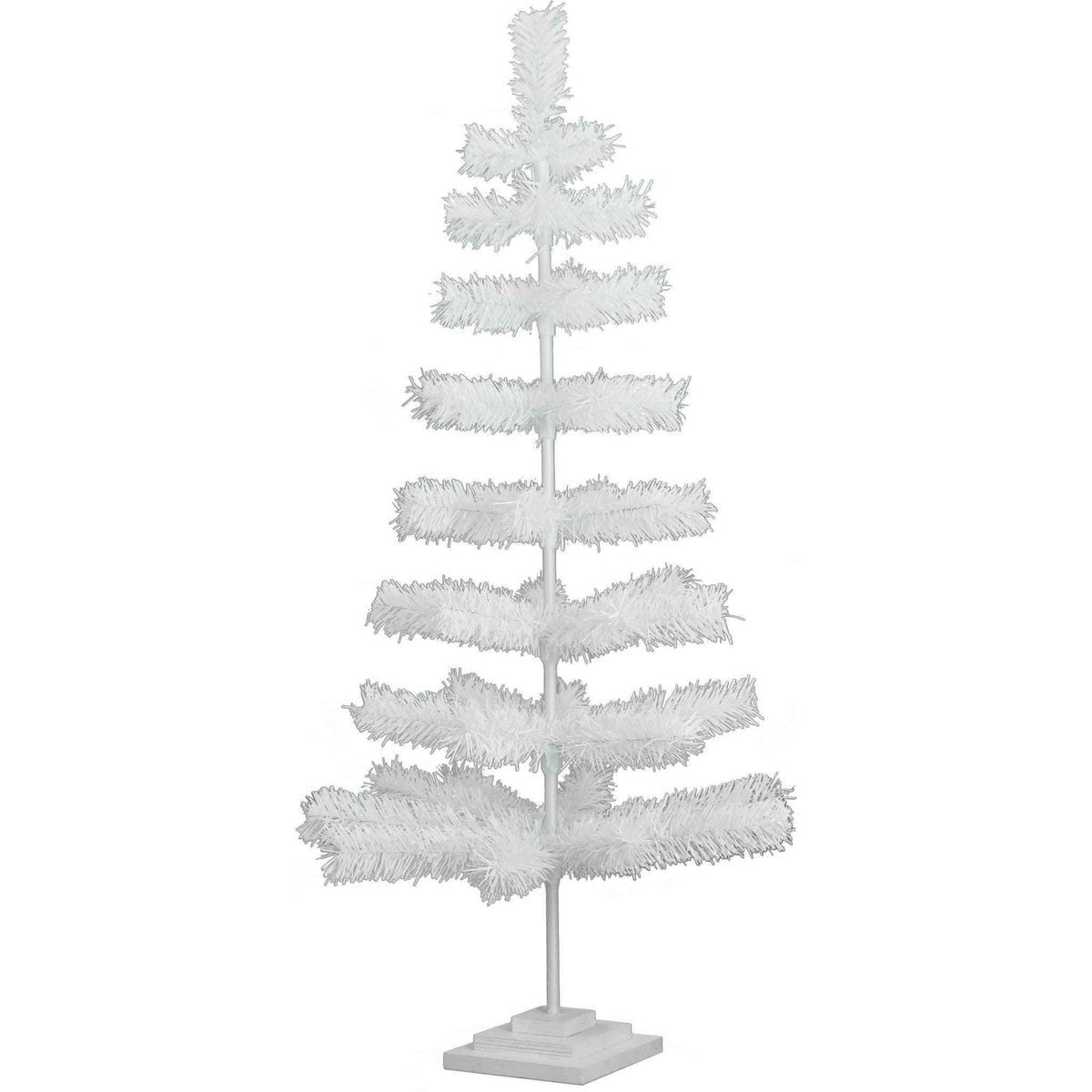 White Tinsel Christmas Tree - Lee Display