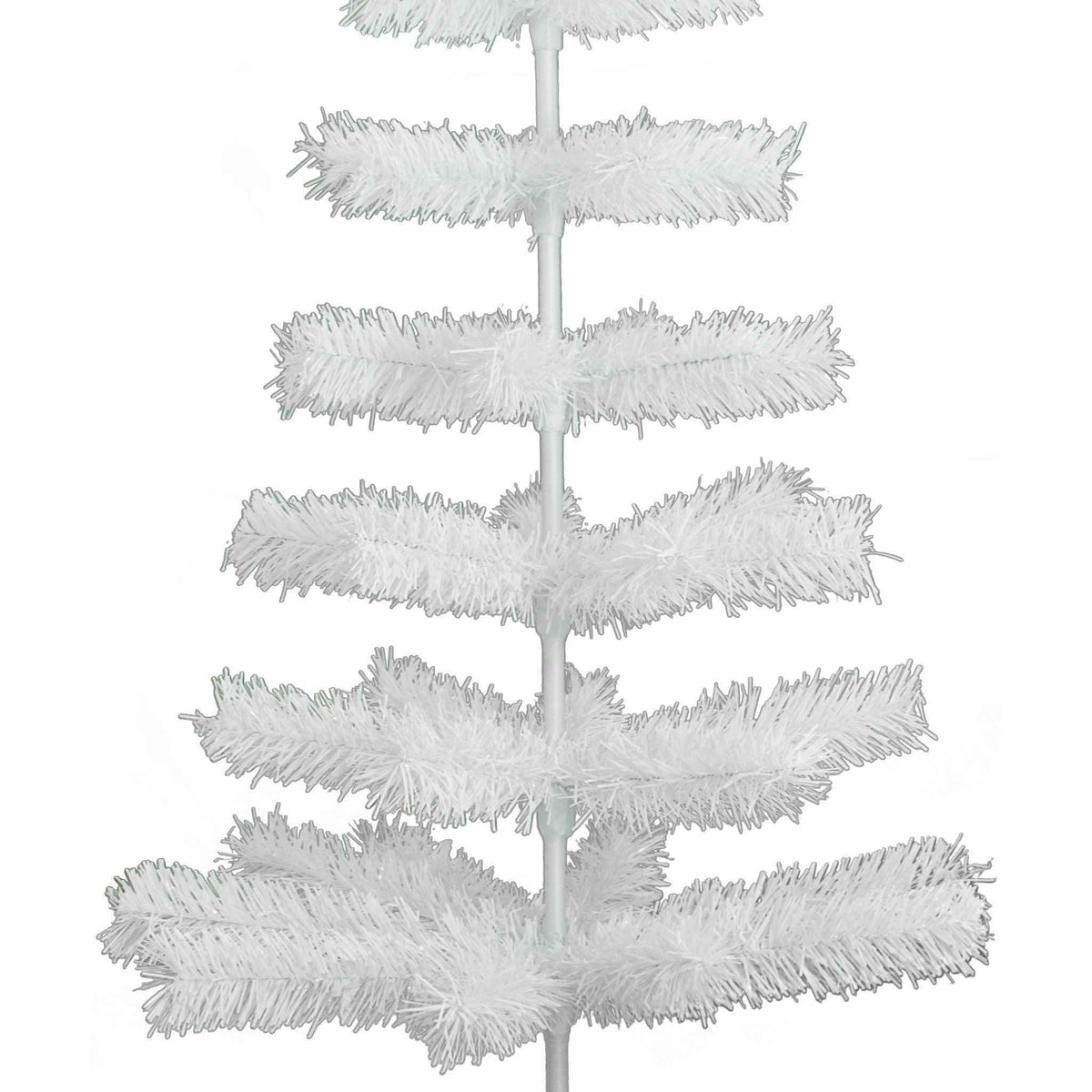 White Tinsel Christmas Tree - Lee Display