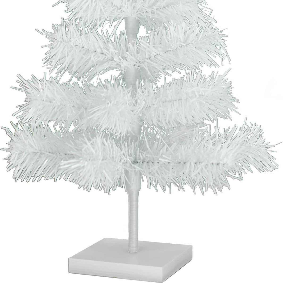 White Tinsel Christmas Tree - Lee Display