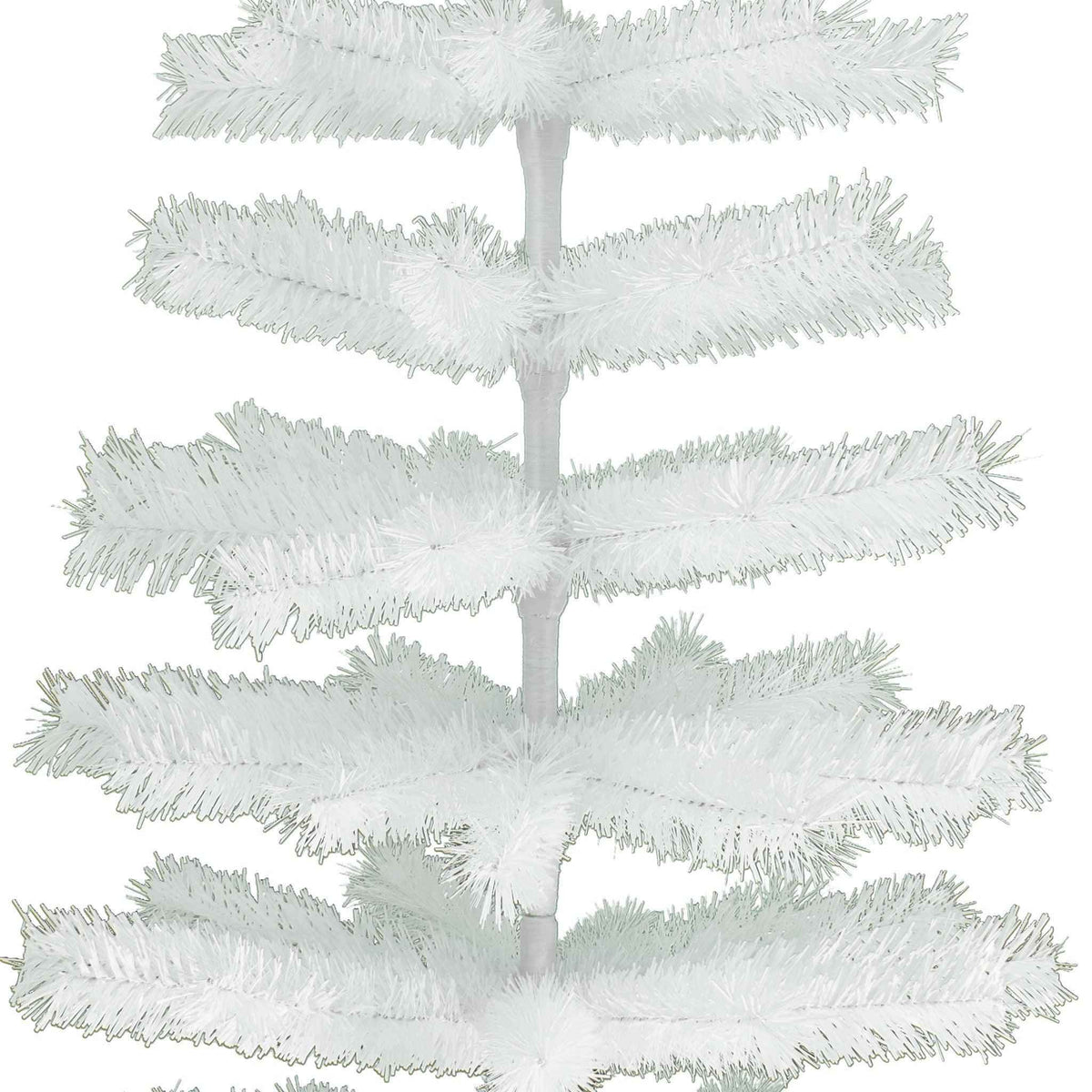White Tinsel Christmas Tree - Lee Display