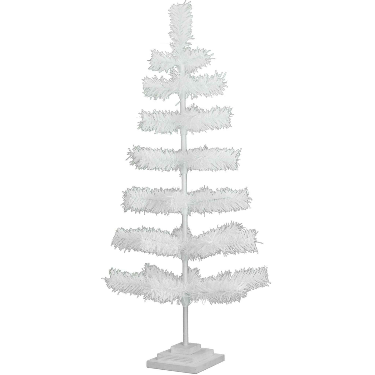 White Tinsel Christmas Tree - Lee Display