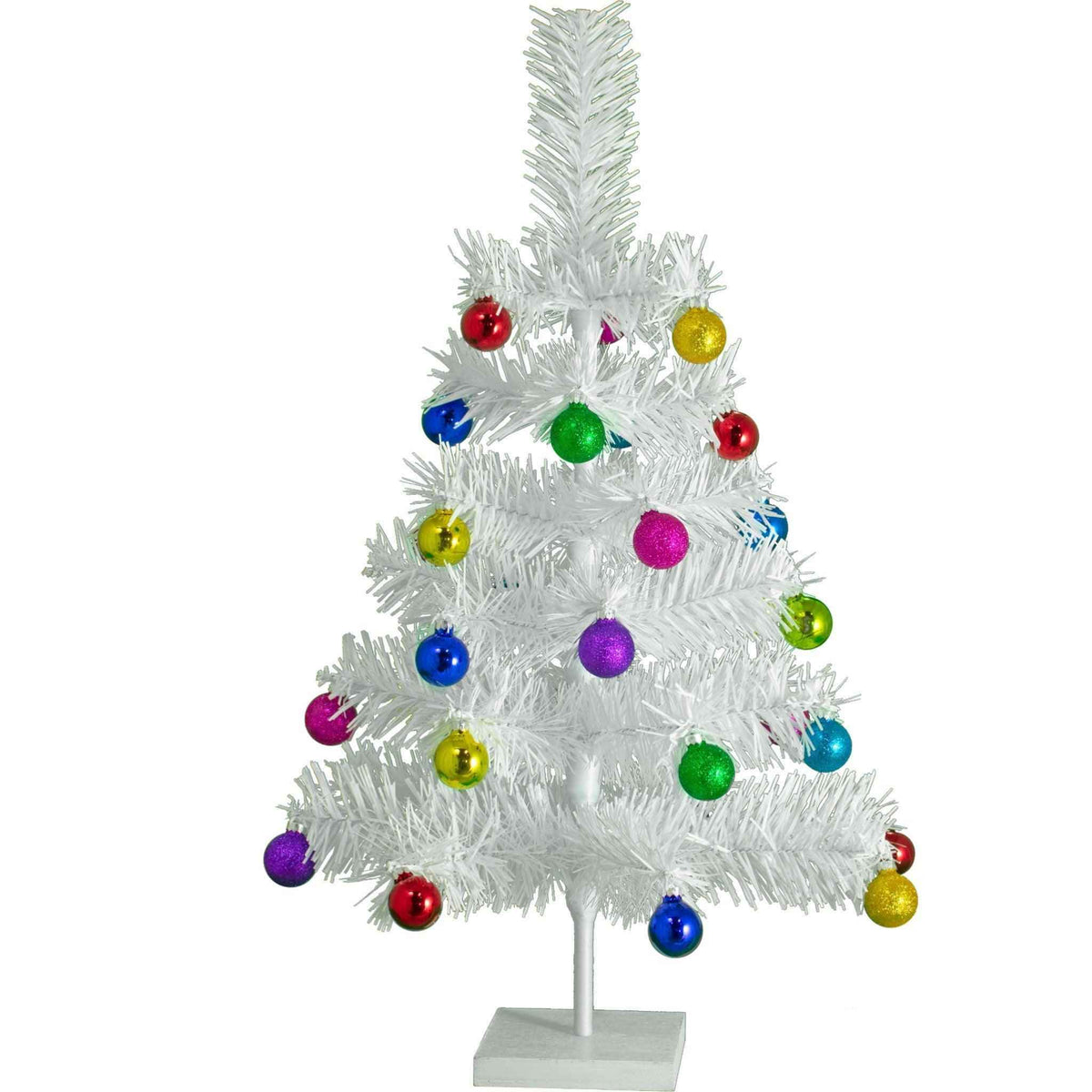 White Tinsel Christmas Tree - Lee Display