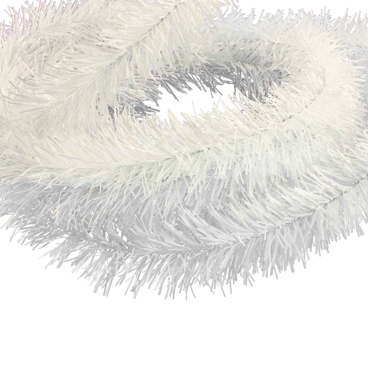 White Tinsel Garland - Lee Display