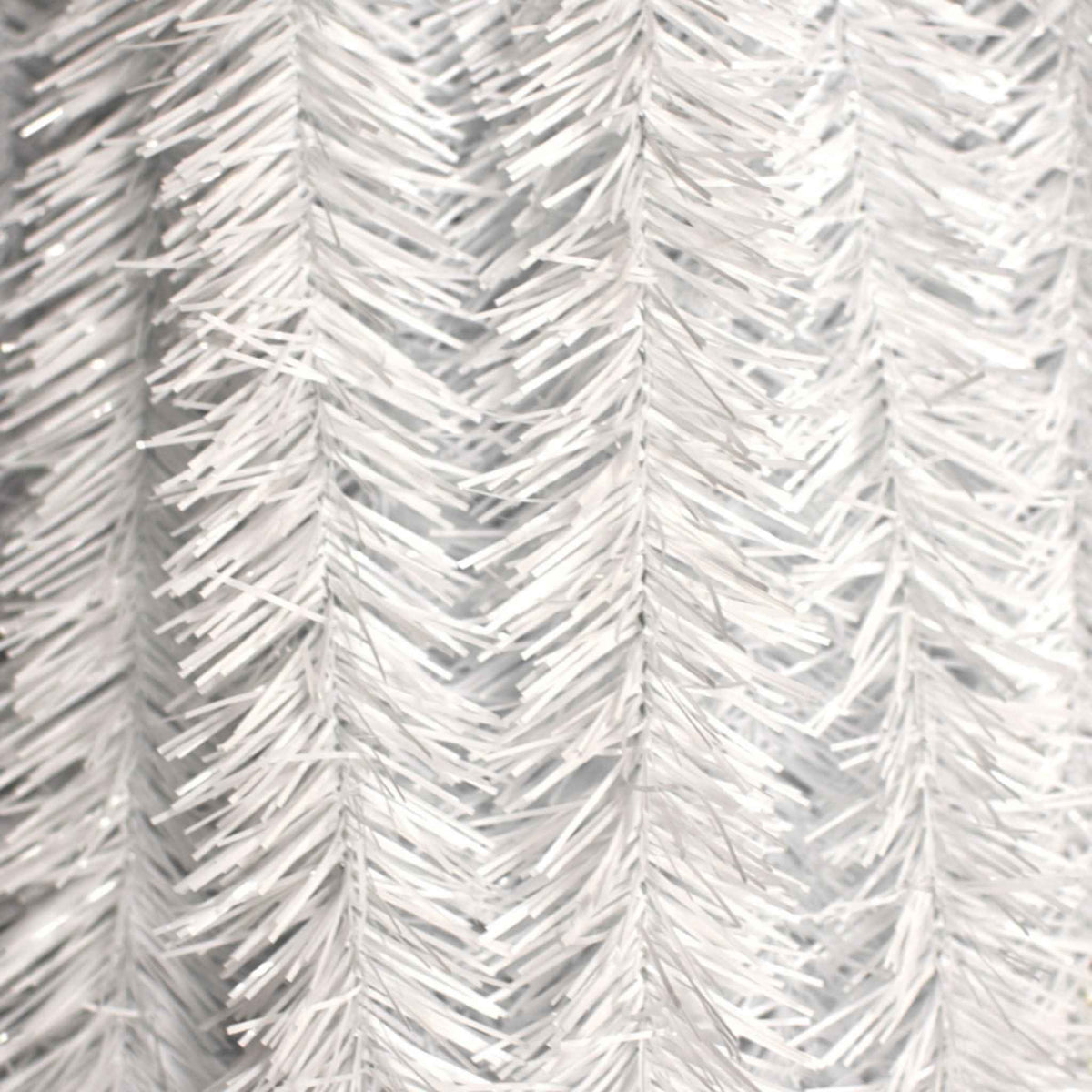 White Tinsel Garland - Lee Display