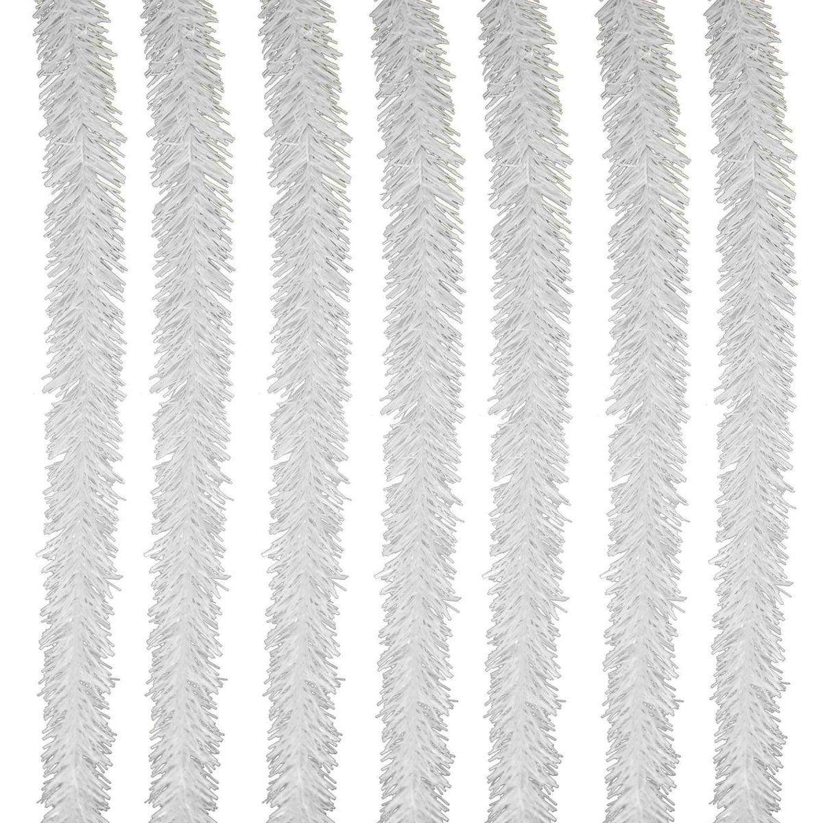White Tinsel Garland - Lee Display