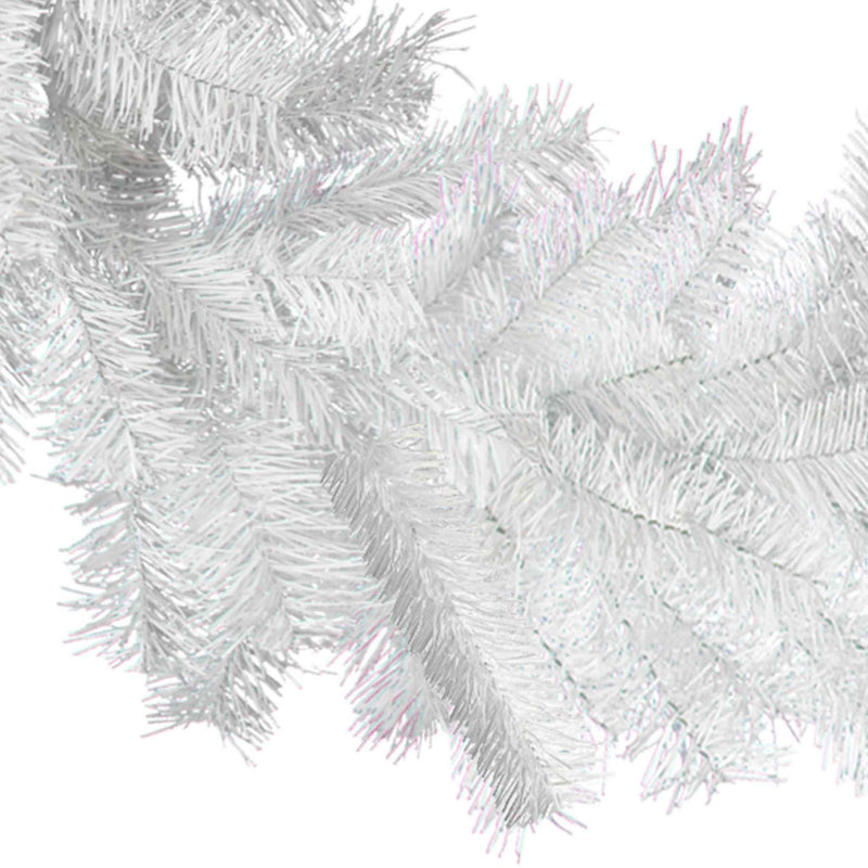 White Tinsel Wreaths - Lee Display