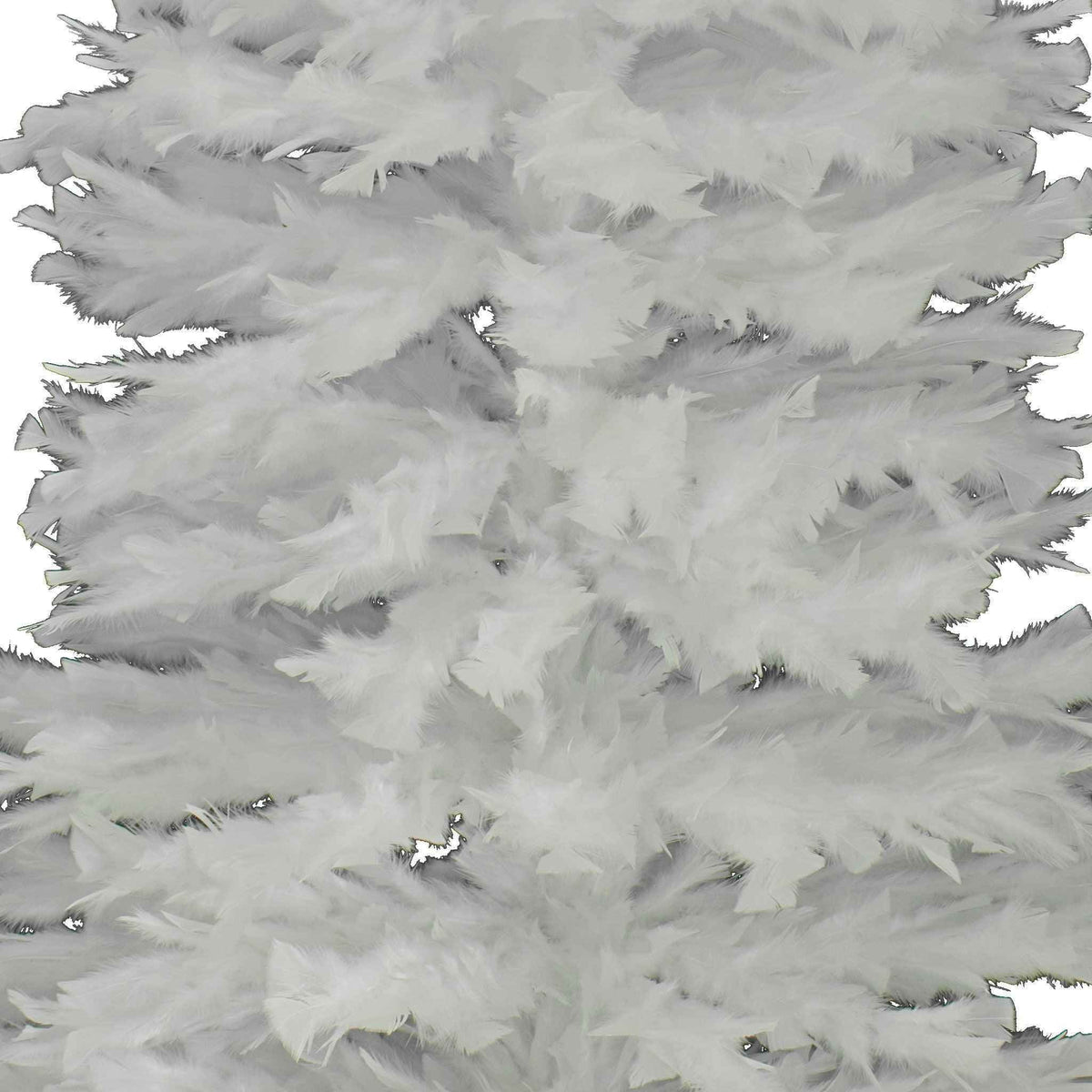 White Turkey Feather Christmas Tree - Lee Display