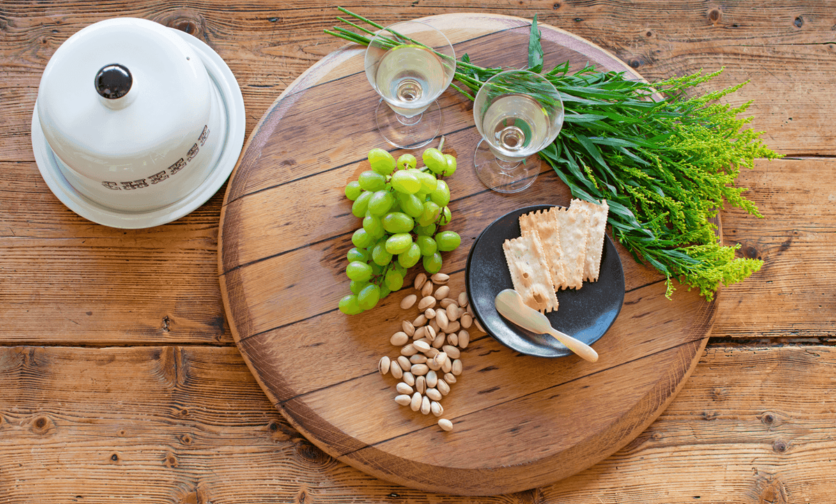 Wine Barrel Cutting Board - Lee Display