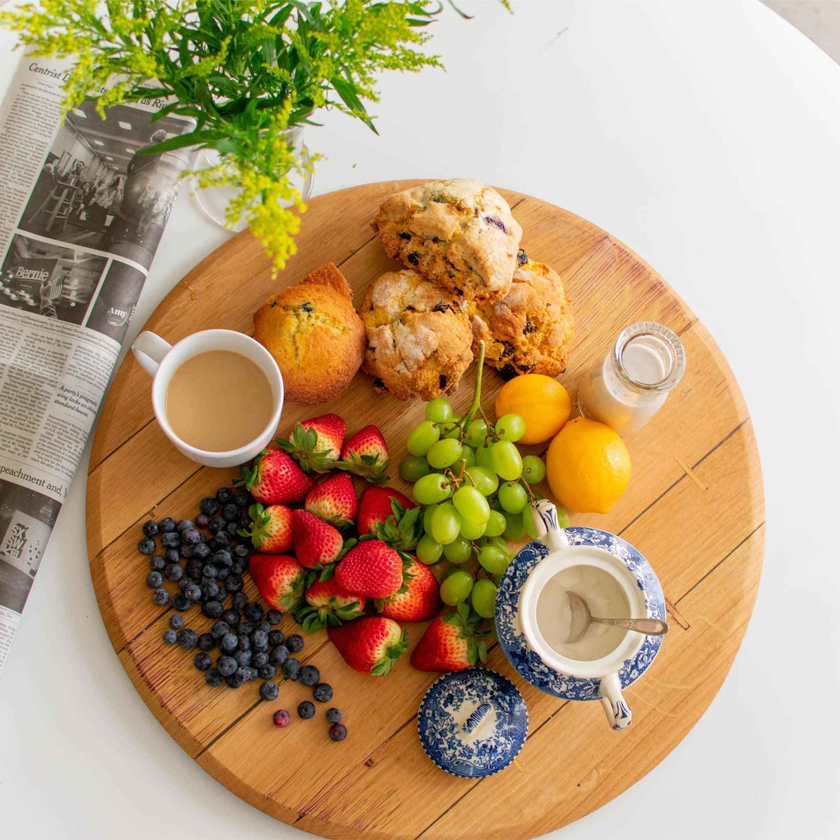 Wine Barrel Cutting Board - Lee Display