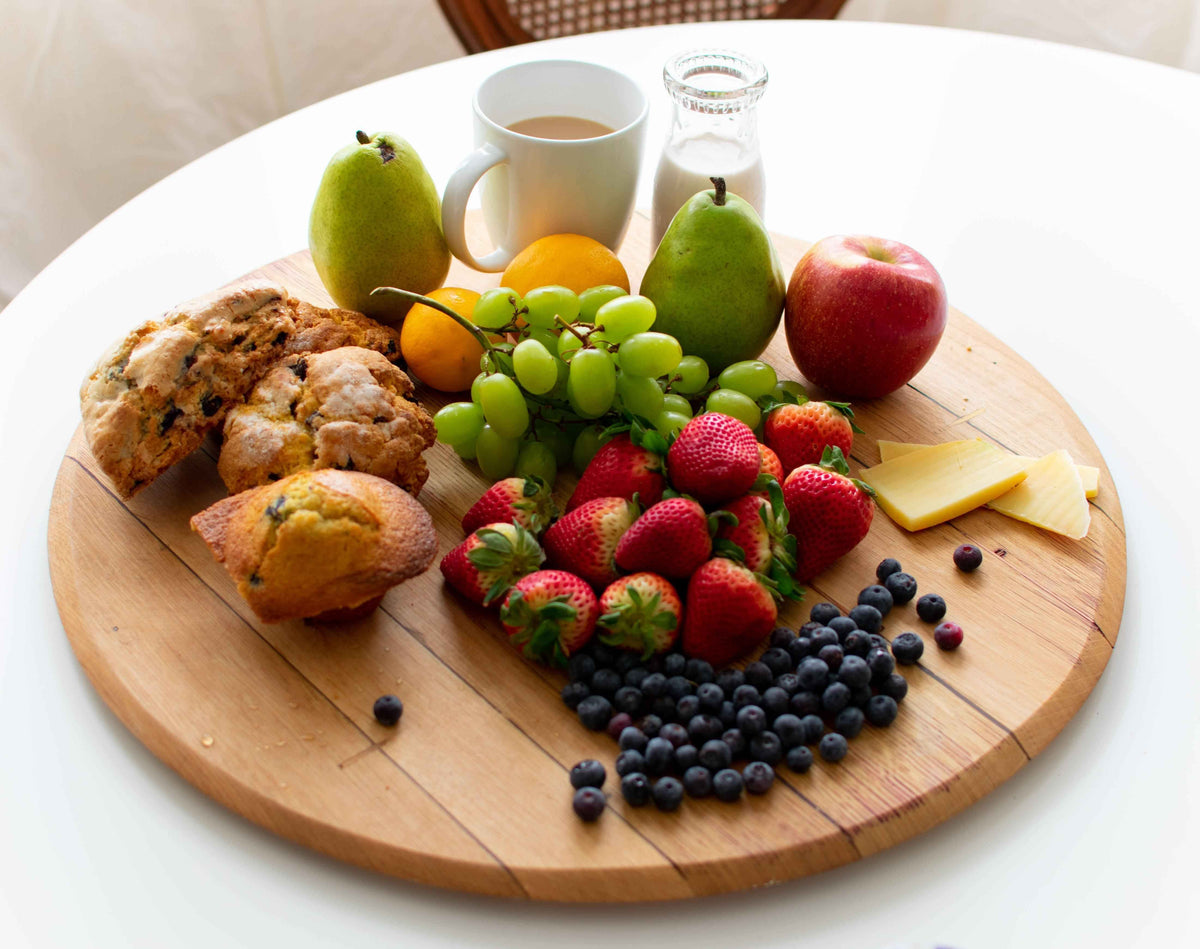 Wine Barrel Cutting Board - Lee Display
