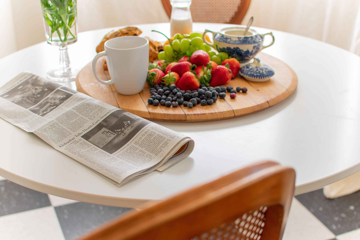 Wine Barrel Cutting Board - Lee Display