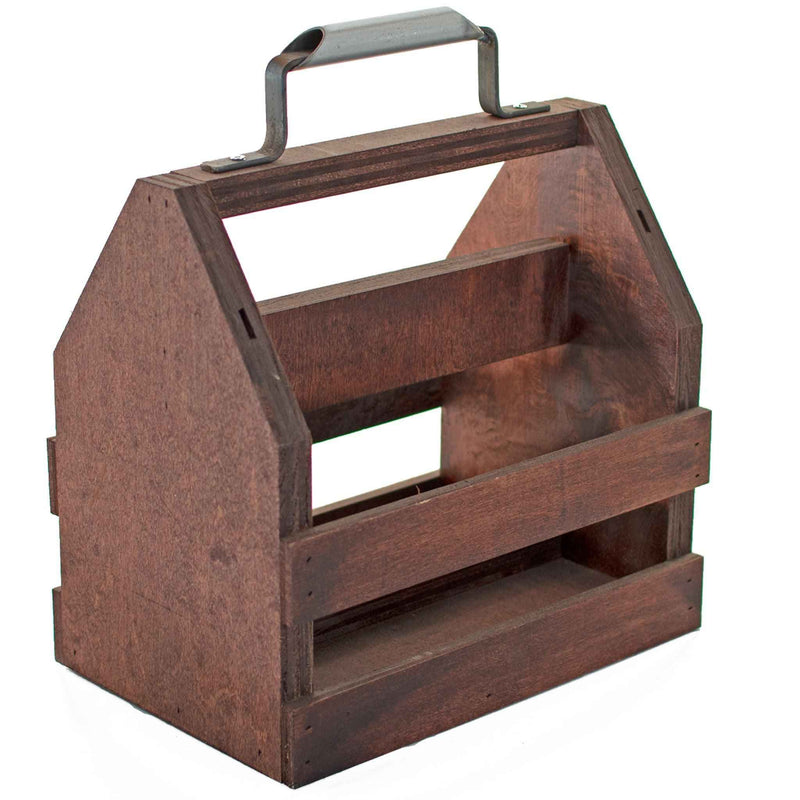 Wooden Wine Bottle Caddie Rack - Lee Display