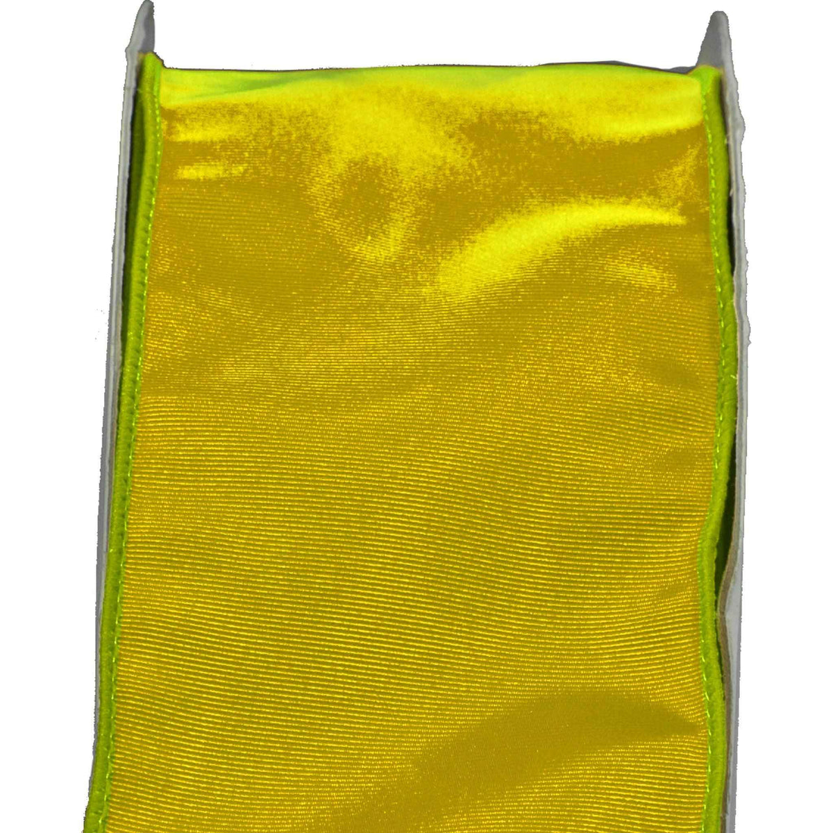 Yellow Bengaline Christmas Ribbon - Lee Display