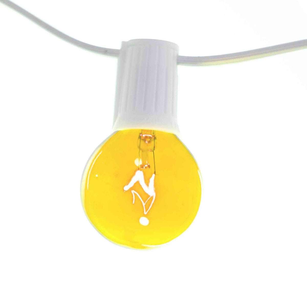 Yellow G40 Light Bulbs - Lee Display