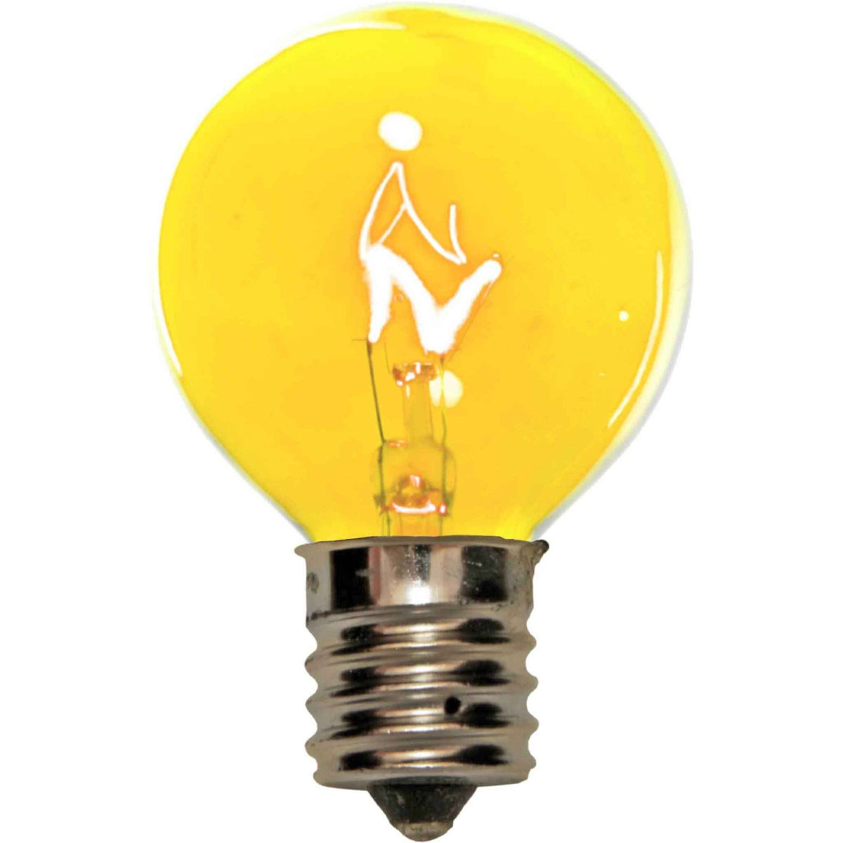 Yellow G40 Light Bulbs - Lee Display