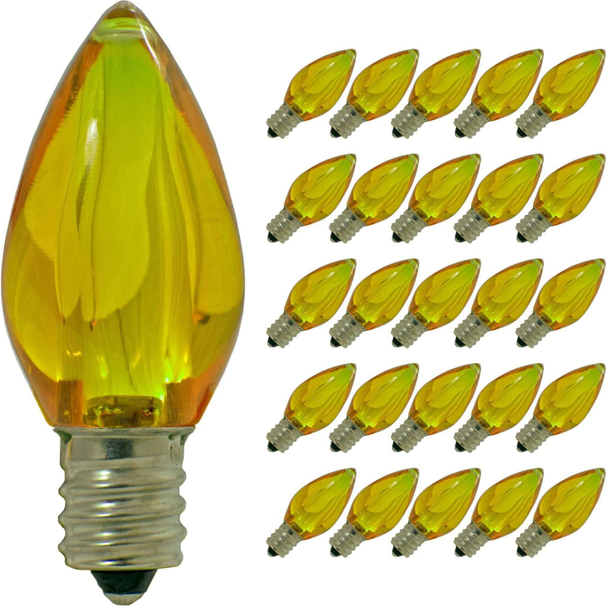 Yellow LED Light Bulbs - Lee Display
