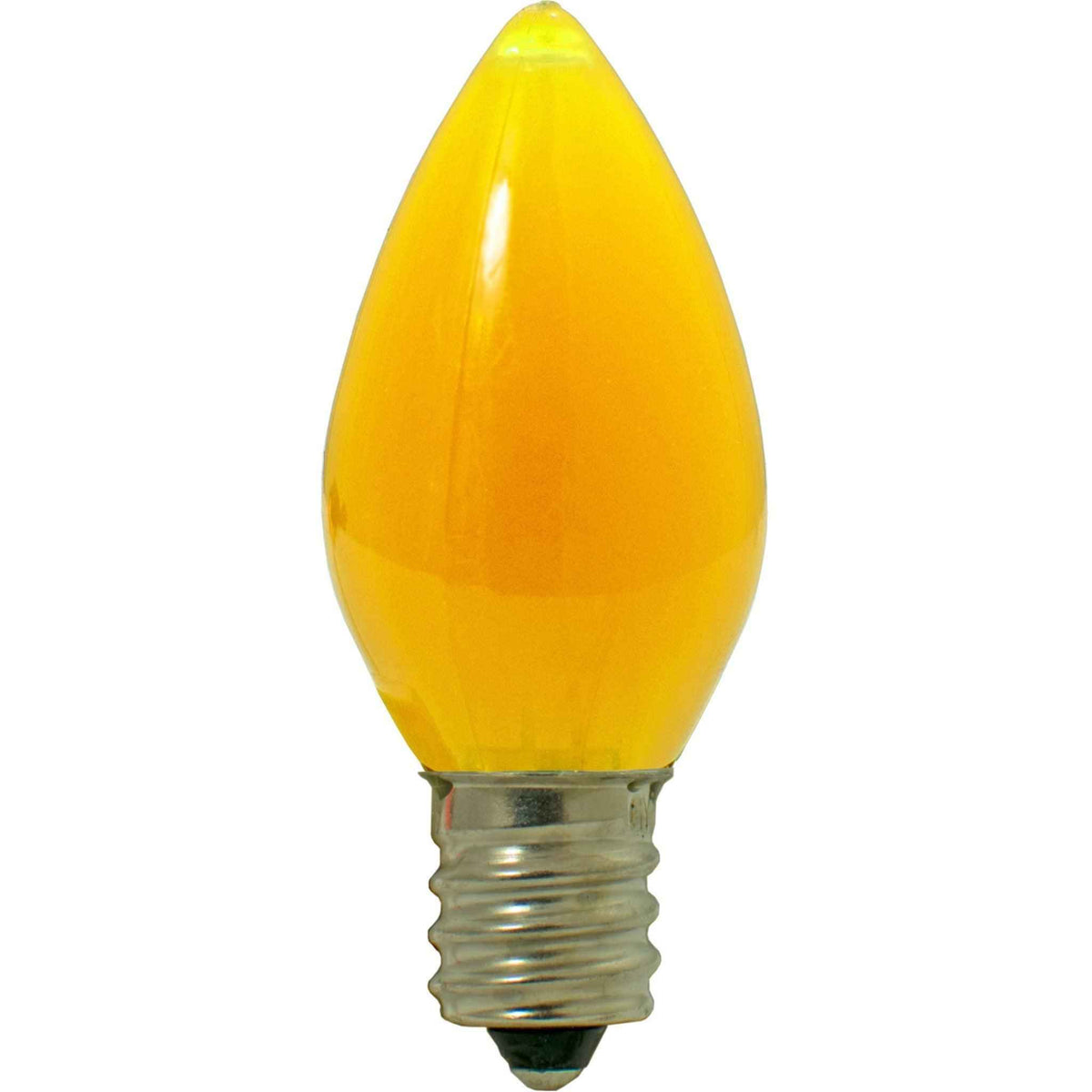 Yellow Solid LED Light Bulbs - Lee Display