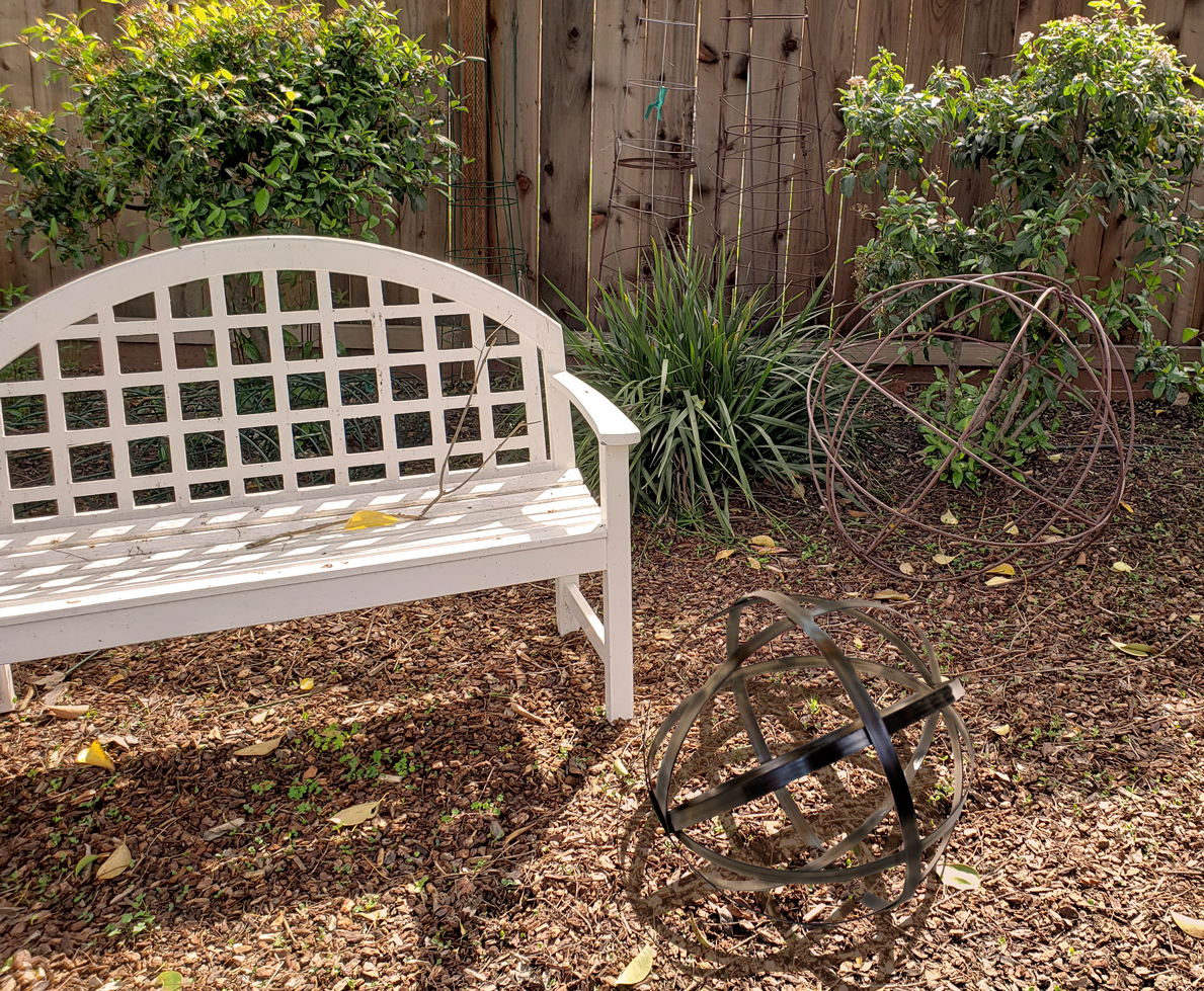 Outdoor Garden Spheres | Steel Orbs
