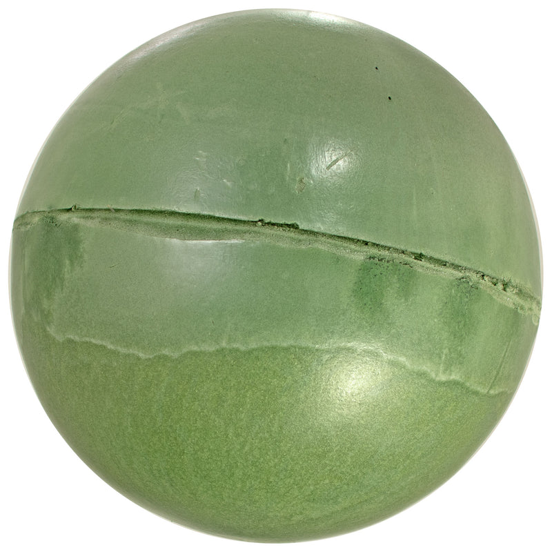 10-inch round green hard foam urethane modelling sphere used for DIY arts and crafts