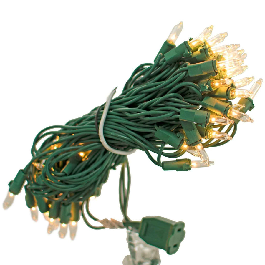100 Light Mini Bulb Christmas Lights - Lee Display