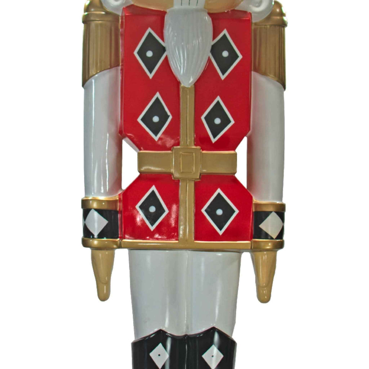12FT Red & Black Checkered Nutcrackers - Lee Display