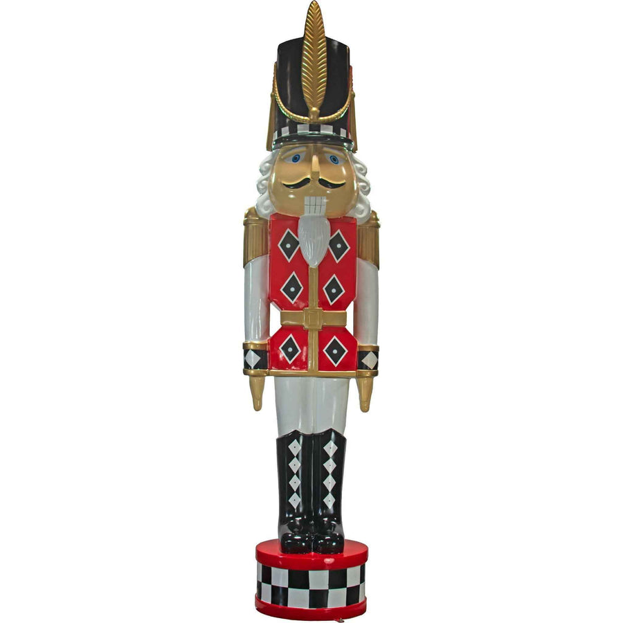 12FT Red & Black Checkered Nutcrackers - Lee Display