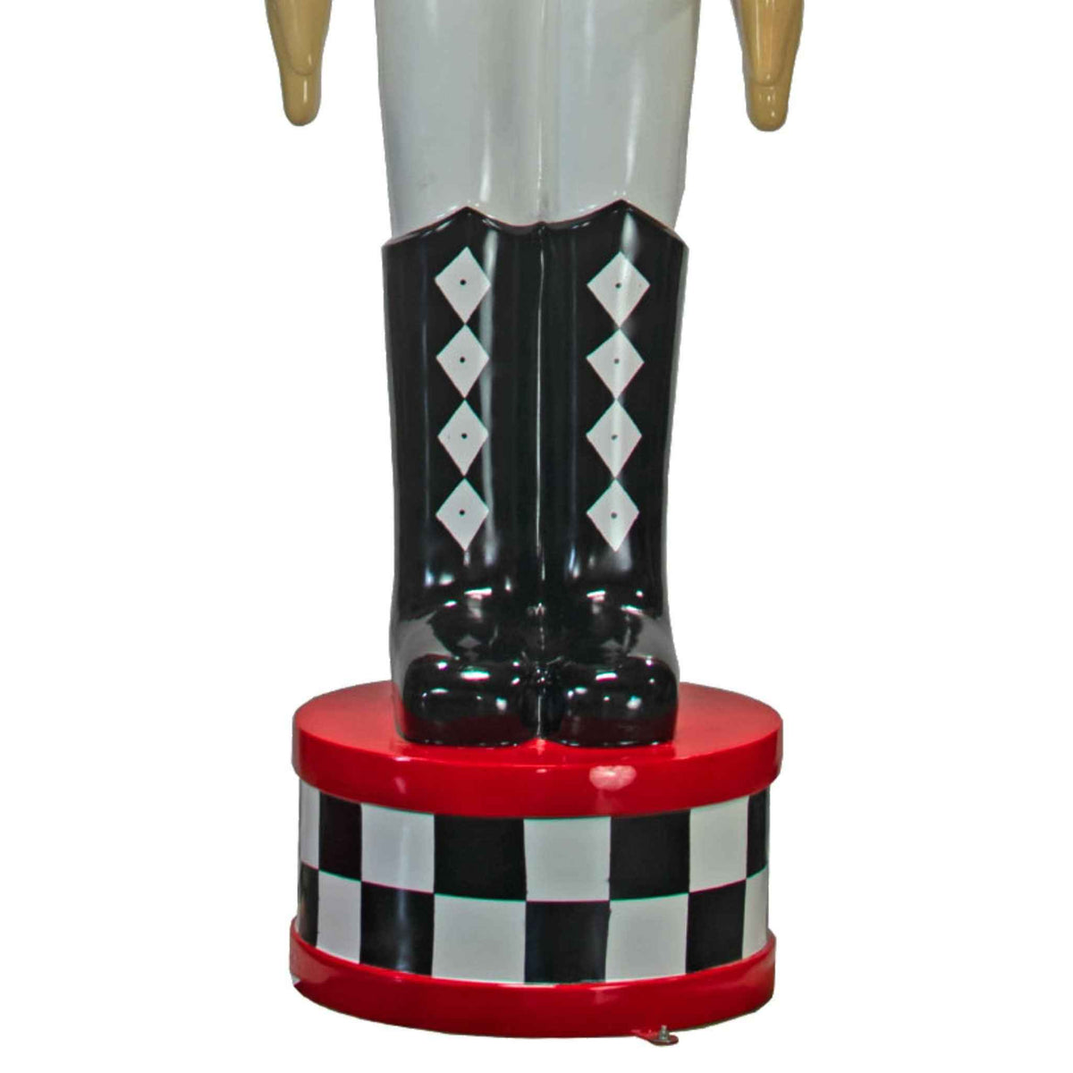 12FT Red & Black Checkered Nutcrackers - Lee Display