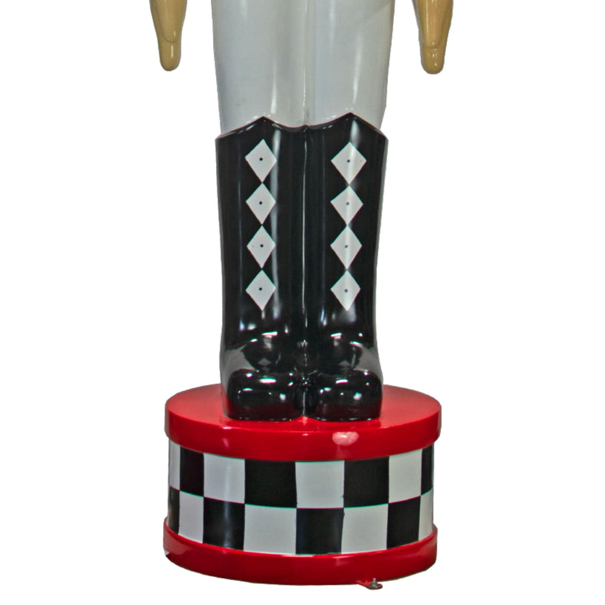 Lee Display's Brand New 12FT Red and White Checkered Fiberglass Nutcrackers on Sale and Available for Local Installation at leedisplay.com