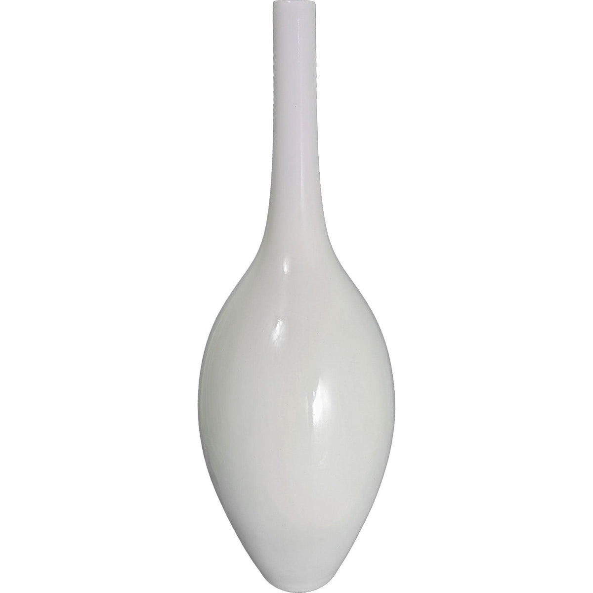 Lee Display's brand new 16in Ceramic Vase comes in a high gloss white finish on sale at leedisplay.com