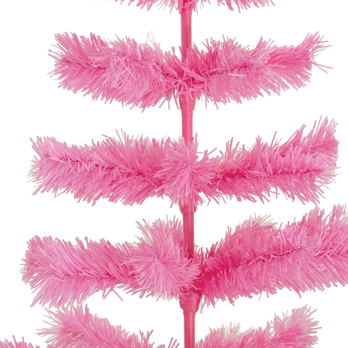 粉红色金属丝圣诞树