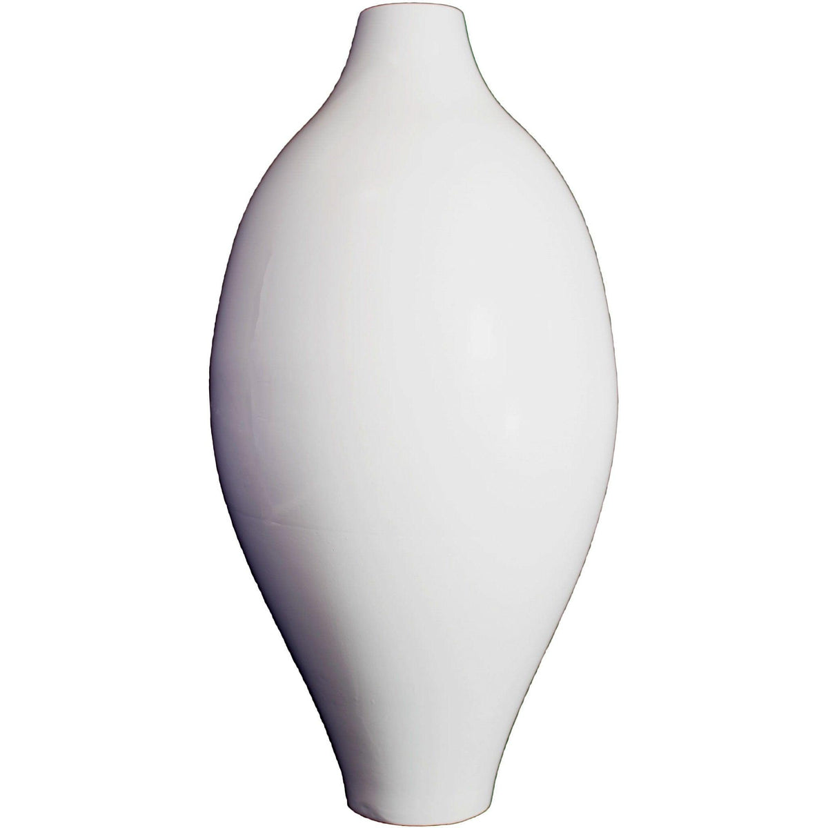 Lee Display's brand new 22in Amphora Ceramic Vase comes in a high gloss white finish on sale at leedisplay.com