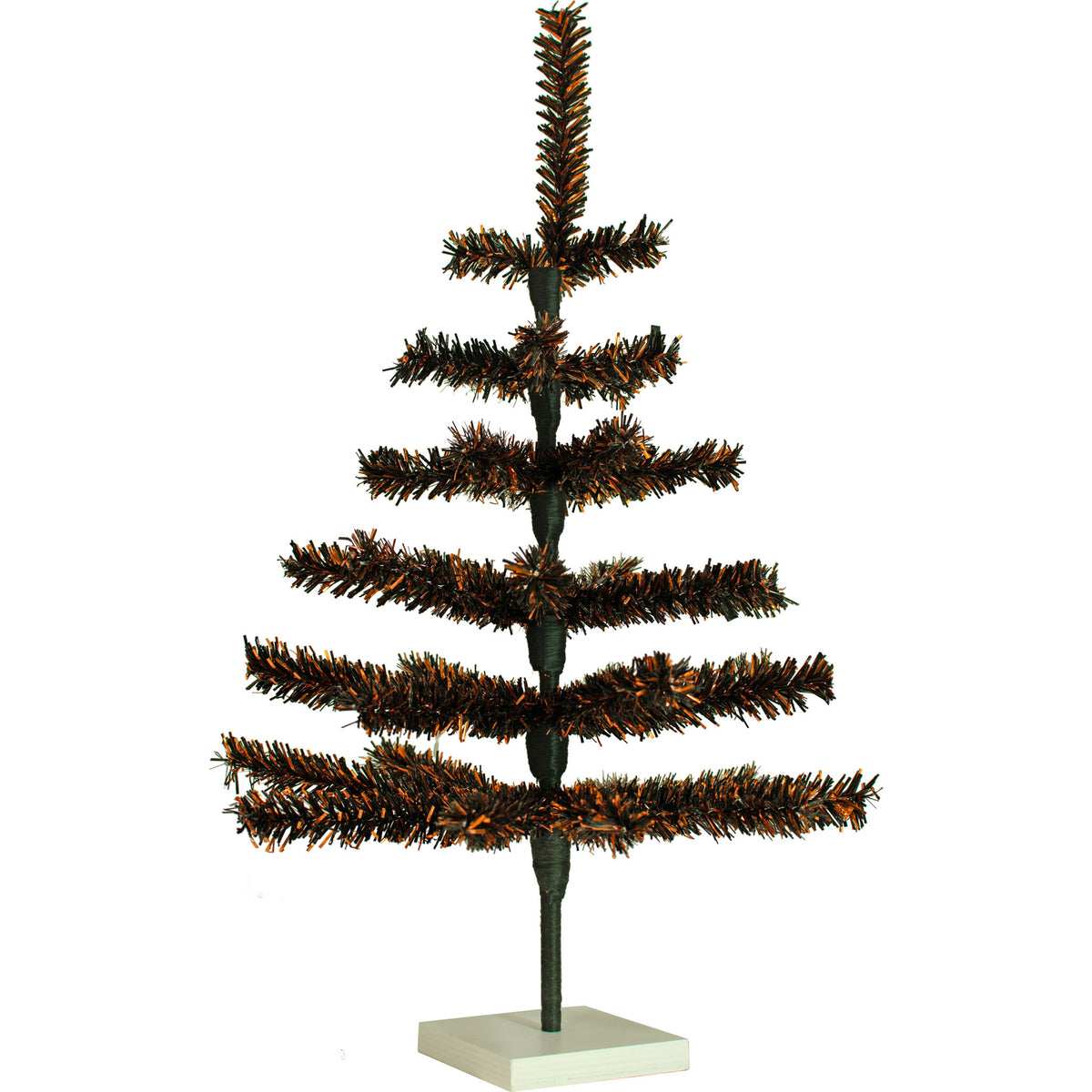 Spooky Halloween Firework Brush Christmas Tree