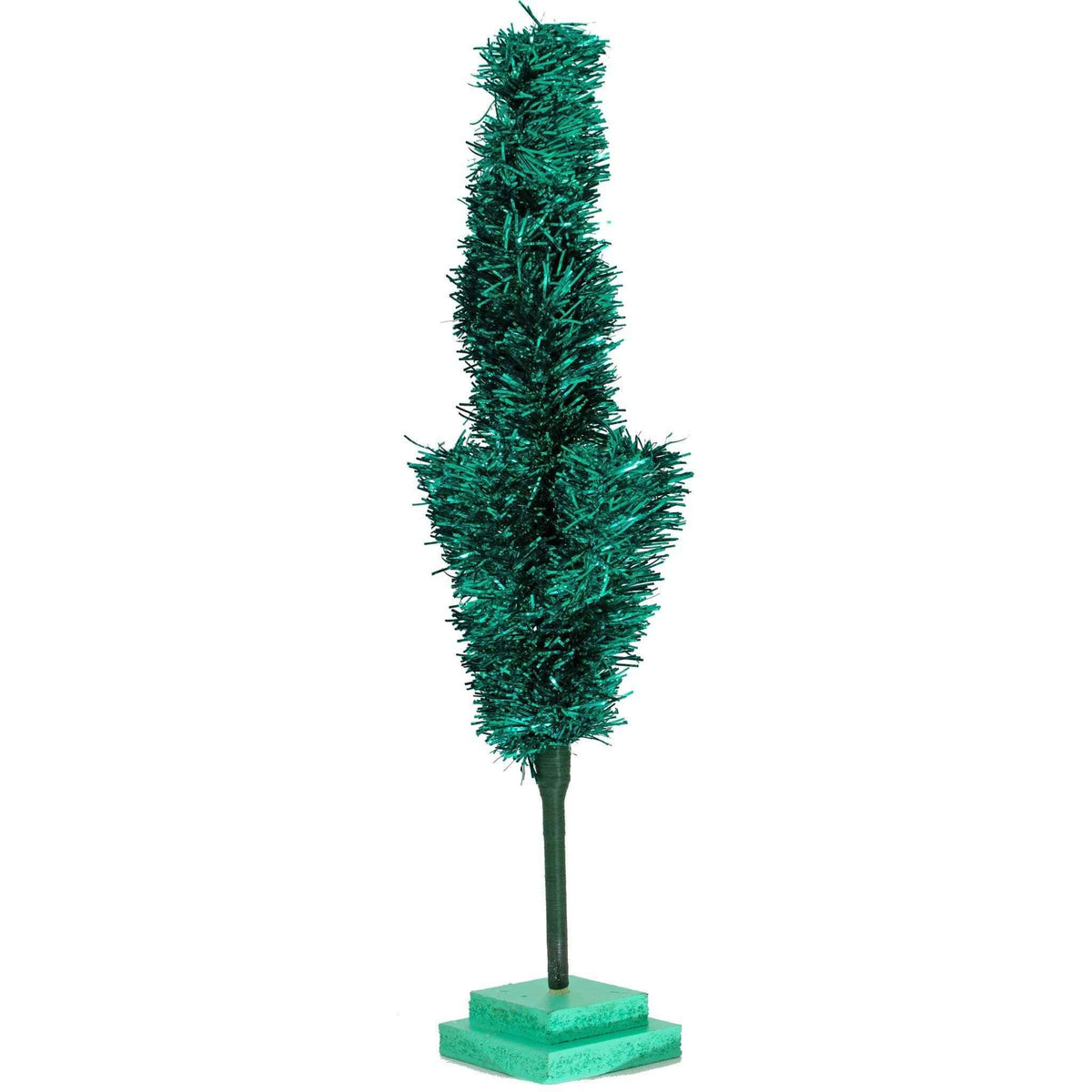 28in Vintage Emerald Tinsel Christmas Tree - Lee Display