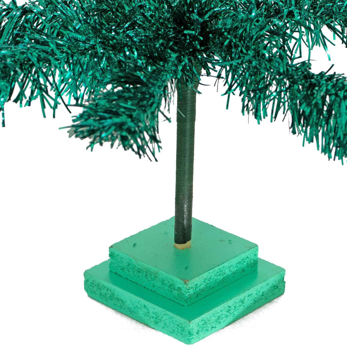 28in Vintage Emerald Tinsel Christmas Tree - Lee Display