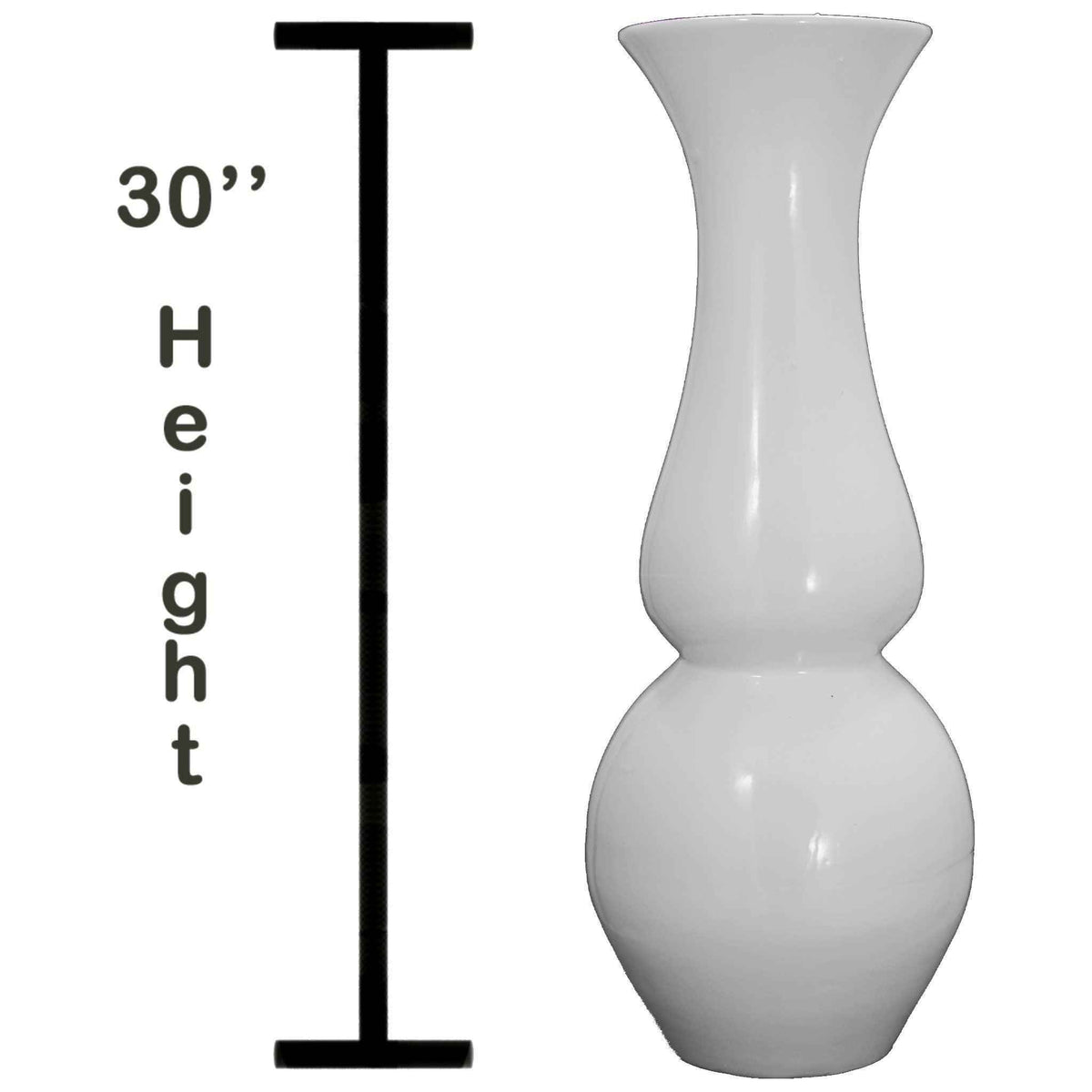 30in Large Amphora Ceramic Vase - Lee Display