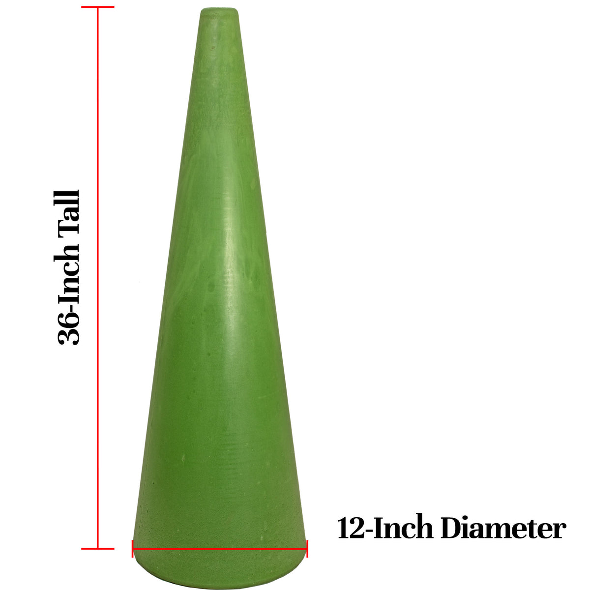 dimensions of the 36in foam modelling cone tree
