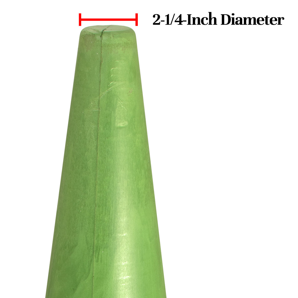 diameter of the top of the 36-inch tall modelling cone