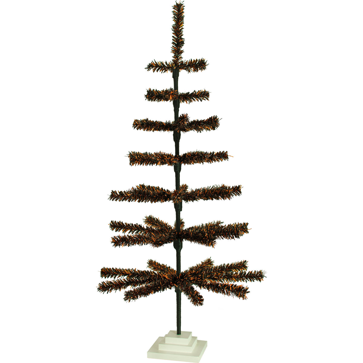 Spooky Halloween Firework Brush Christmas Tree