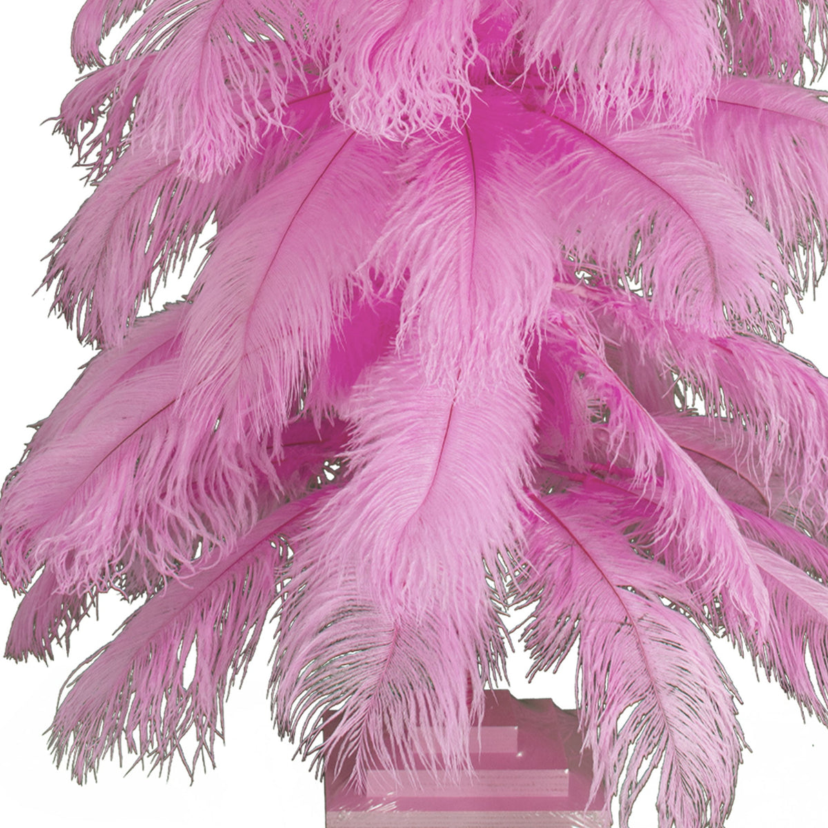 Pink Ostrich Feather Tree