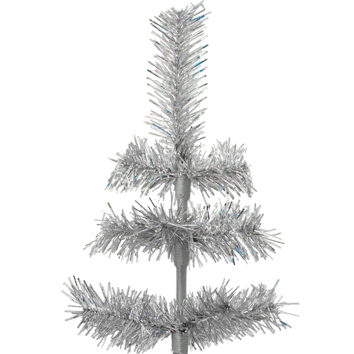 银色金属丝圣诞树