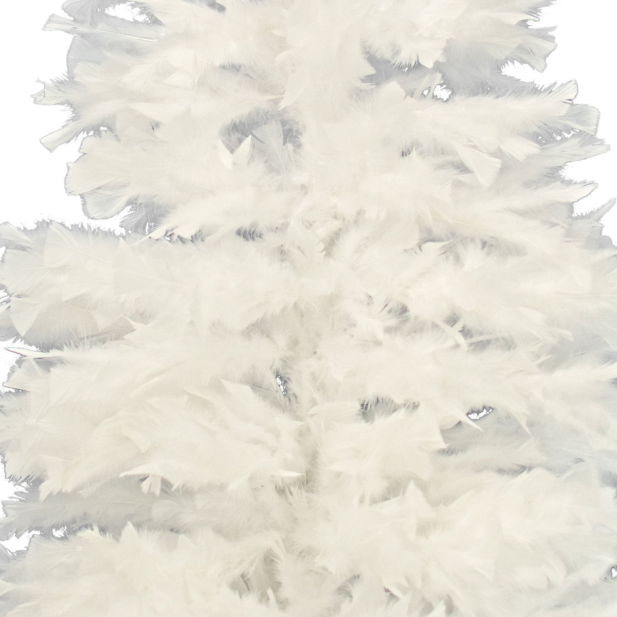 白色火鸡羽毛圣诞树